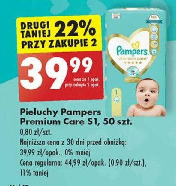 pampers premium care 1 biedronka