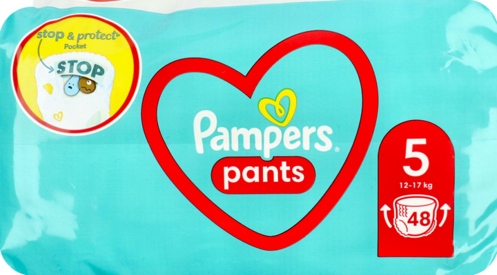 rossmann pampers pants pieluchomajtki rozmiar 5 junior 12-18kg 48 sztuki