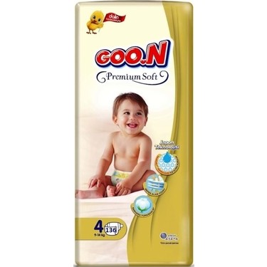 Japońskie pieluszki Goo.N Marshmallow Premium Soft L 9-14kg