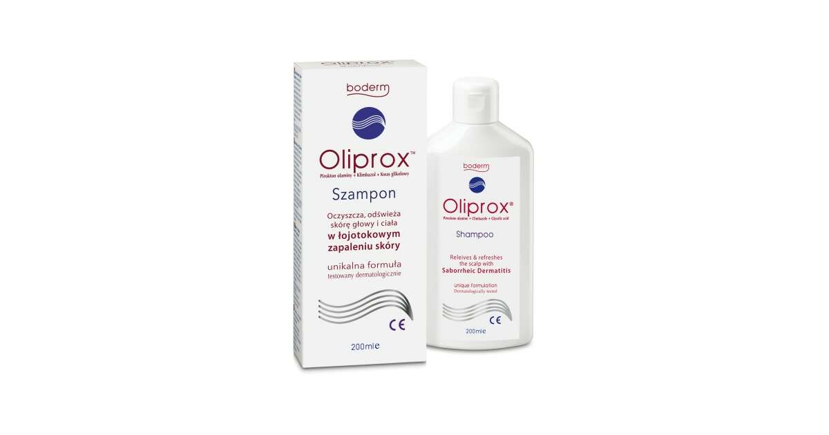 oliprox szampon oczyszczający w łojotokowym zapaleniu skóry 100ml