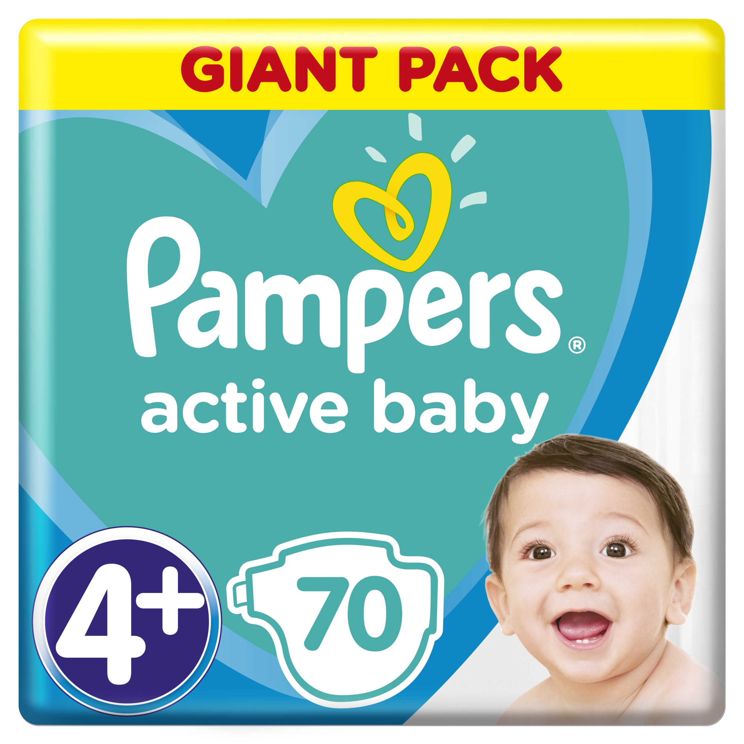 pieluchy pampers active baby 70 szt