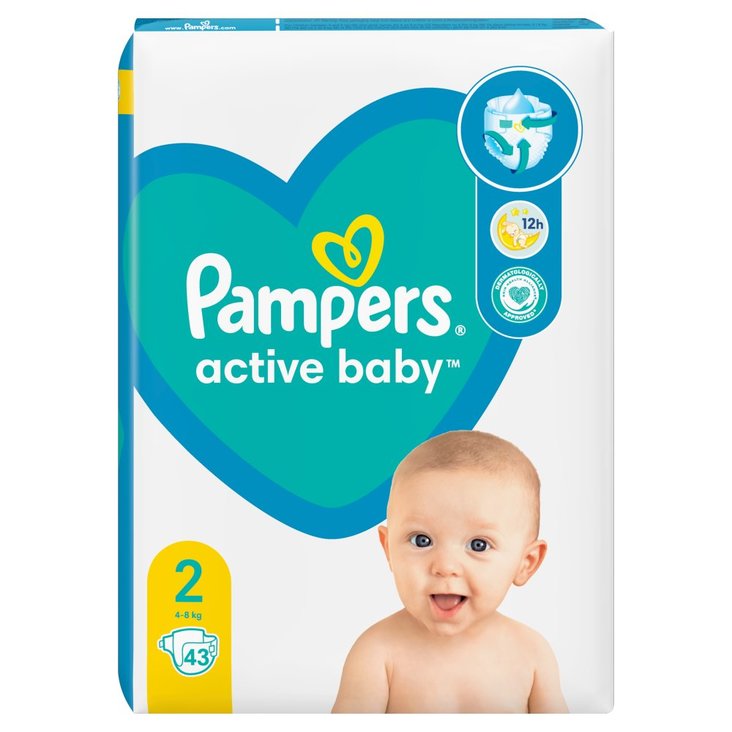 pampers active baby srednia