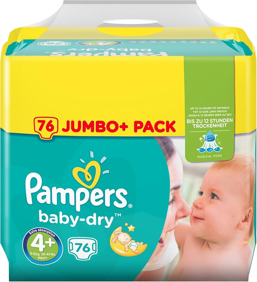 pieluchy pampers 4 plus