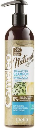 cameleo natural aqua action nawilżający szampon do włosów