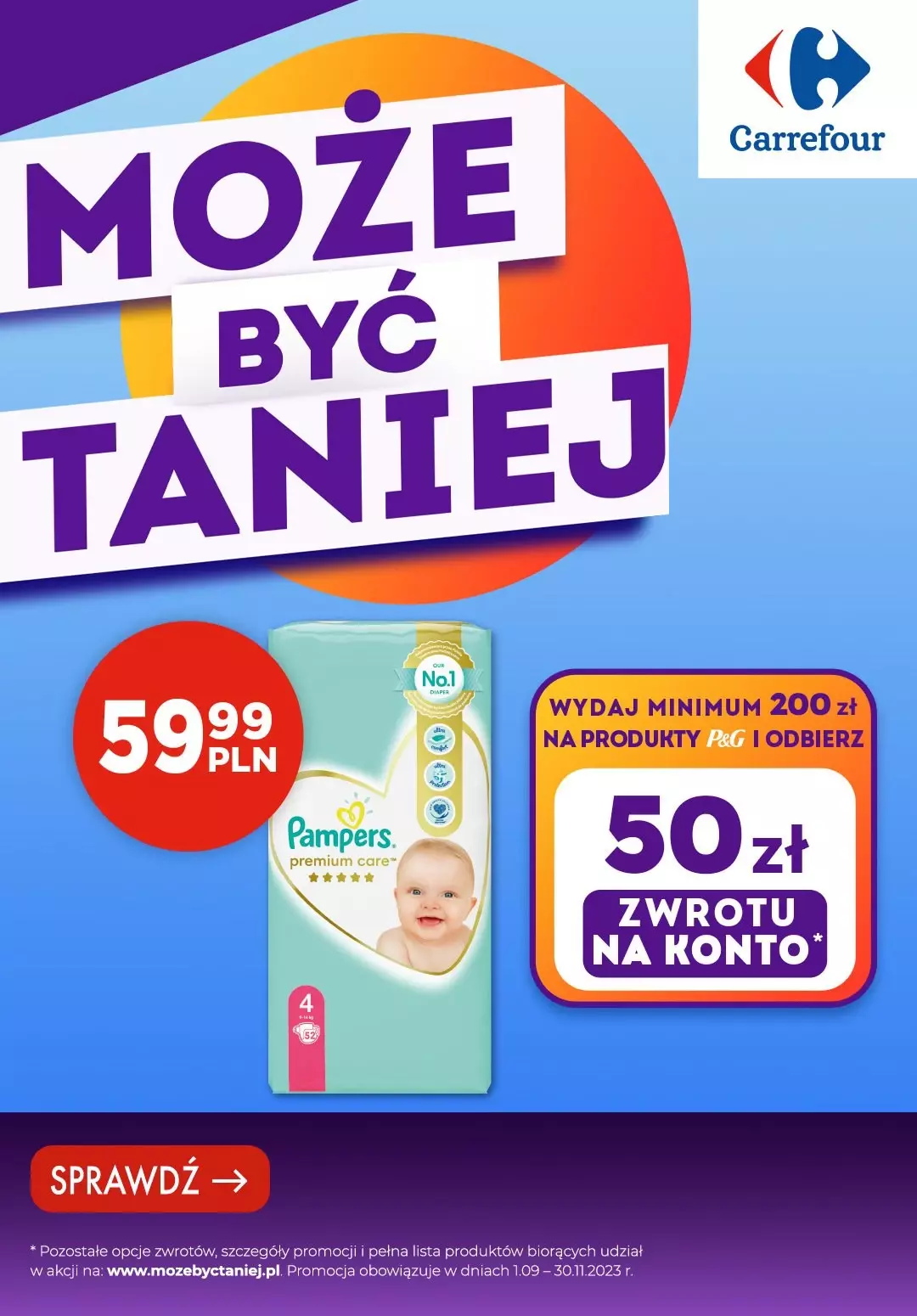 carrefour pampers gazetka