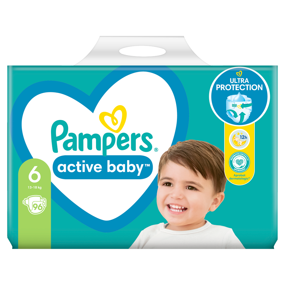 pampers active baby-dry pieluchy rozmiar 3 midi 5-9kg 208 sztuk