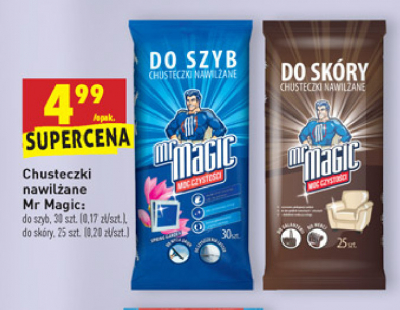 chusteczki nawilżane mr magic do szyb