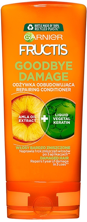 odżywka do włosów garnier fructis pomarańczowa