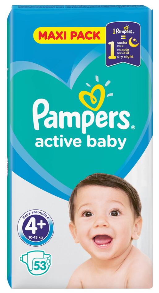 pampers active baby 4 plus