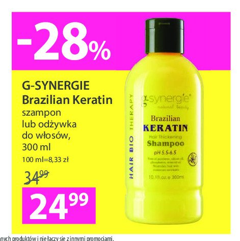 g synergie szampon