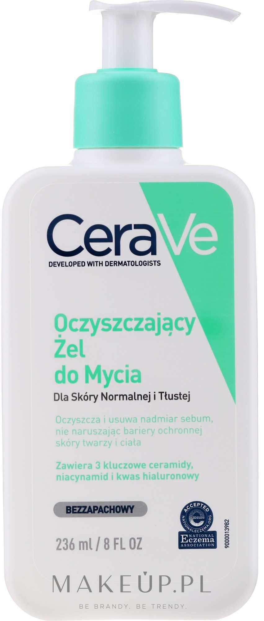 cerave żel do mycia twarzy trądzikowej