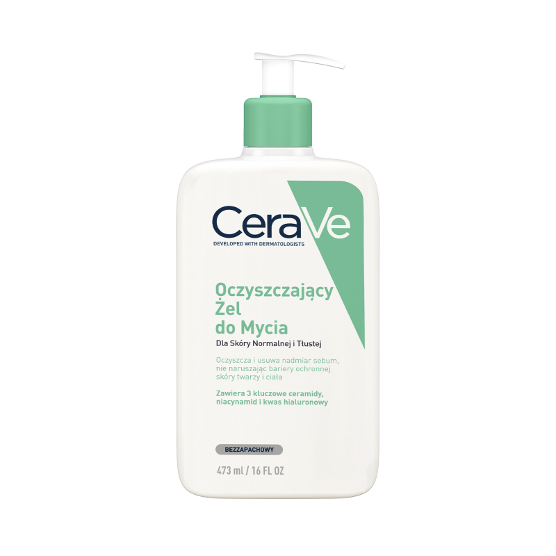 cerave zel do mycia twarzy 473