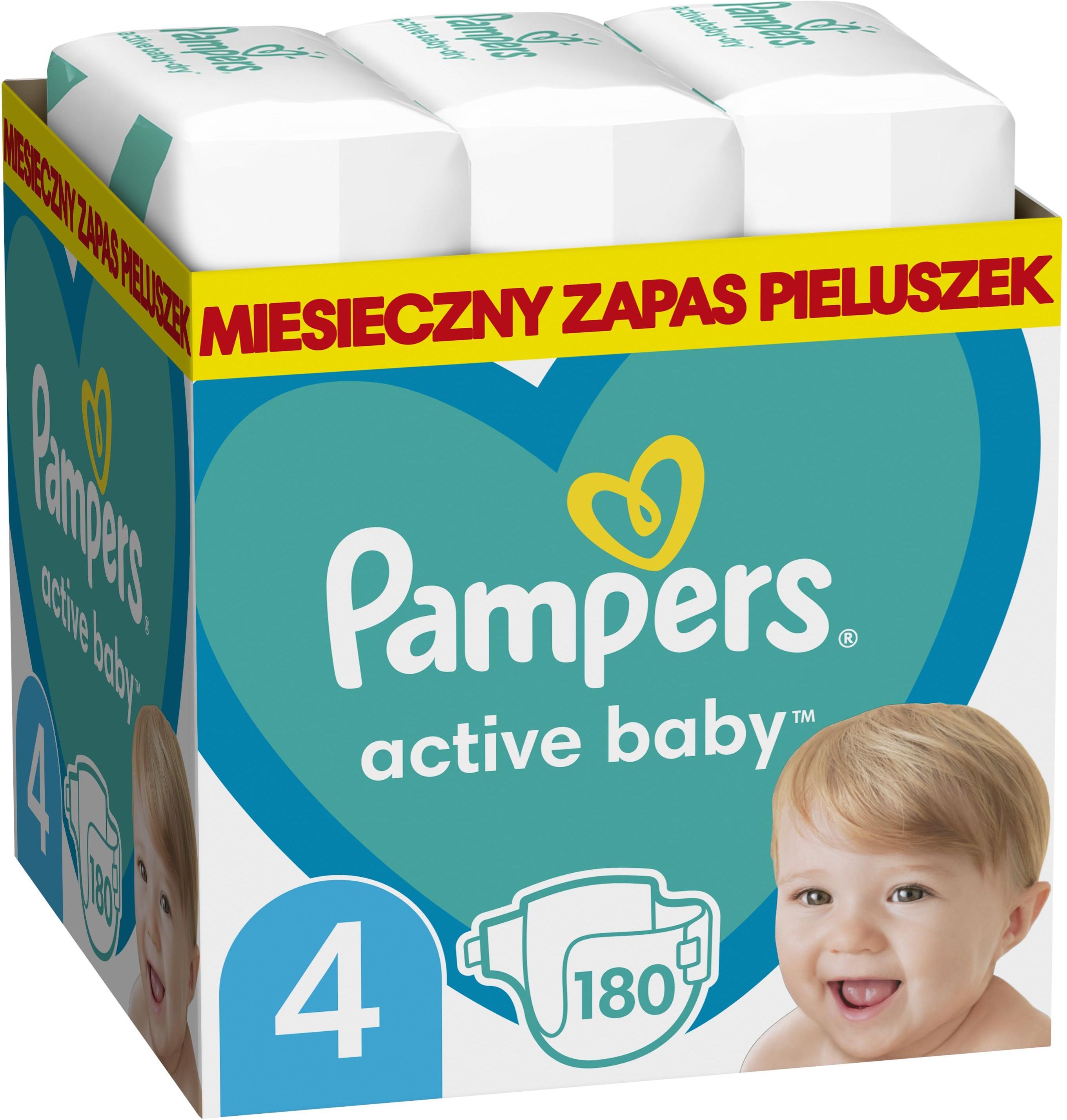 pampersy pampers zalozone na dziecko raczkujonce