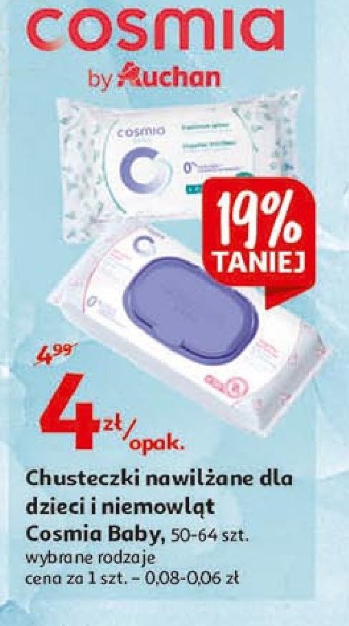 chusteczki nawilżane auchan