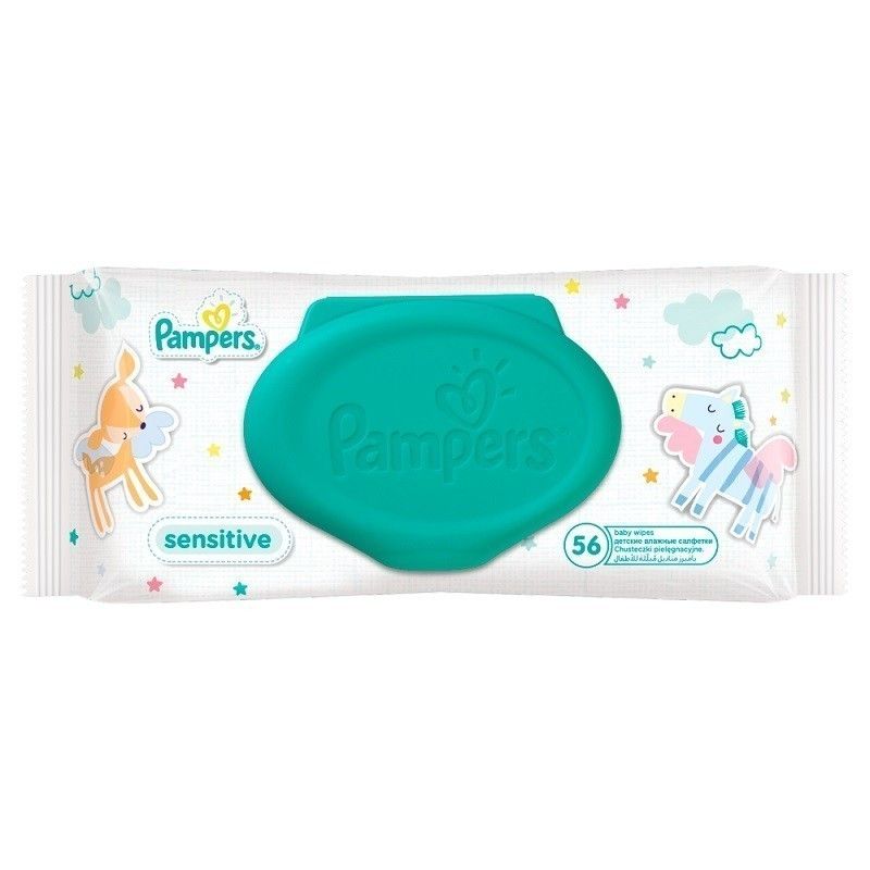 chusteczki nawilżane pampers sensitive 56szt