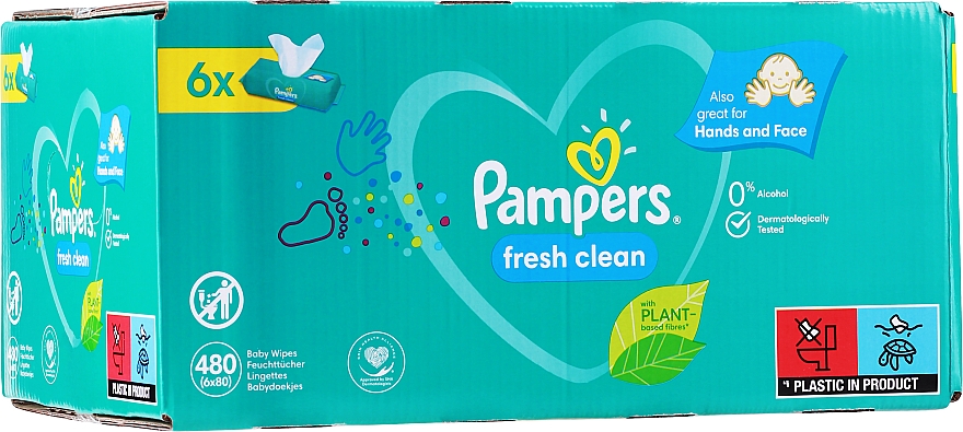 chusteczki pampers 6x