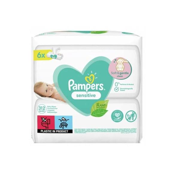 chusteczki pampers 6x