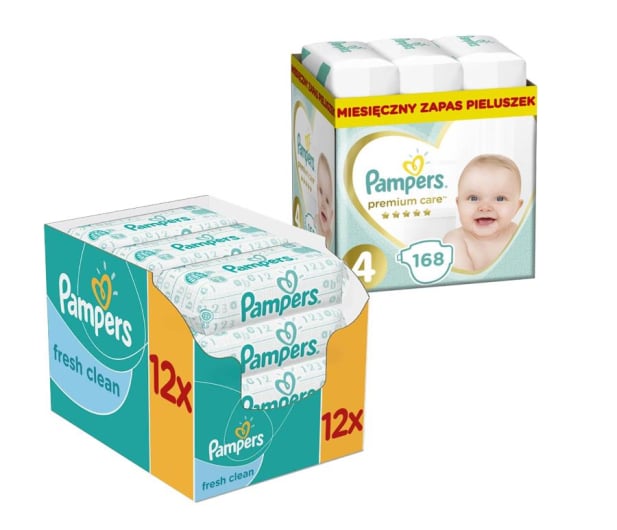 chusteczki pampers premium care