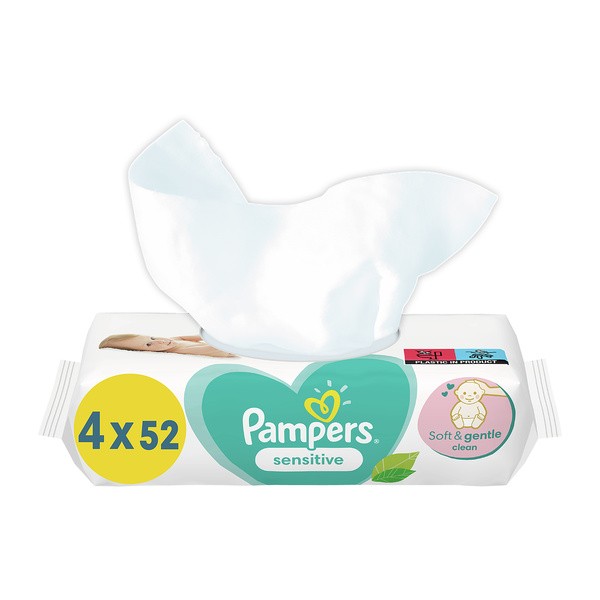 chusteczki pampers sensitive fragrance free apteka