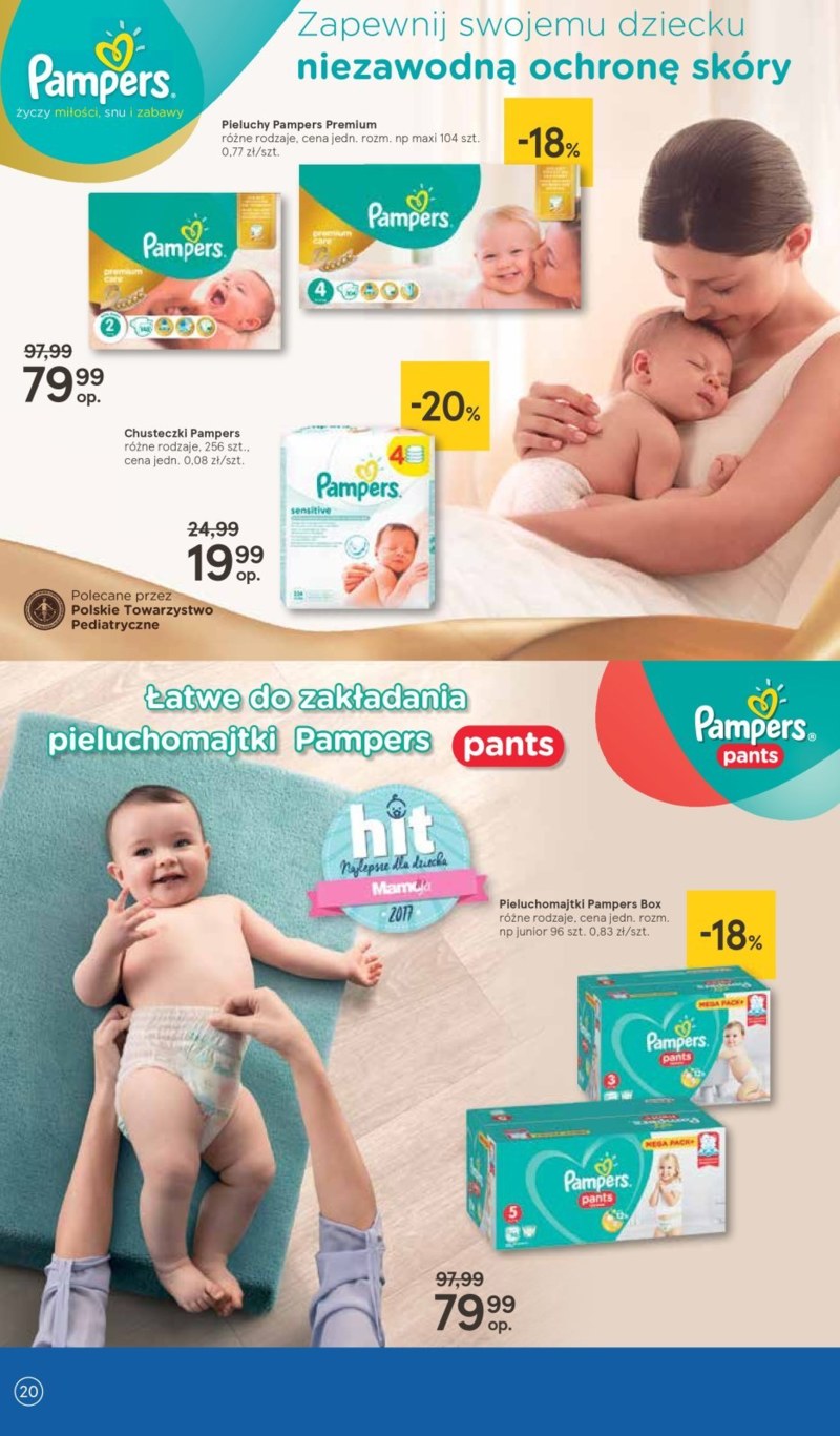 chusteczki pampers tesco