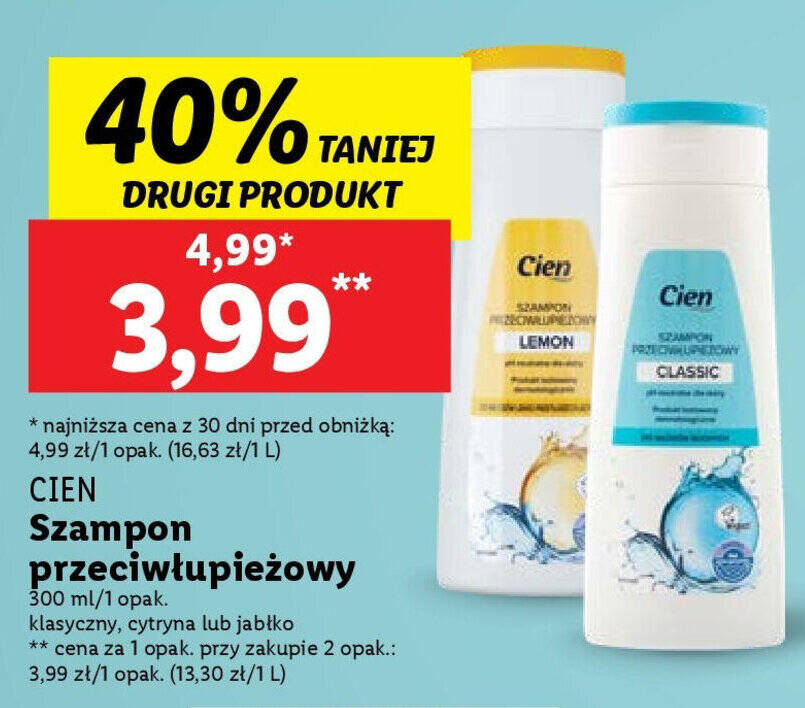 cien szampon przeciwłupieżowy cena