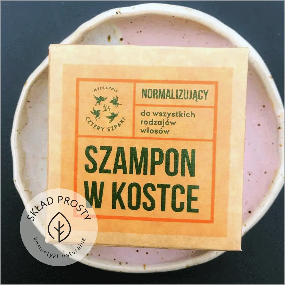 cztery szpaki szampon w kostce prosty skład