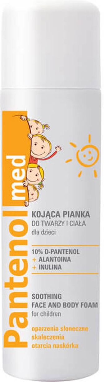 panthenol pianka kojąca do twarzy i ciała