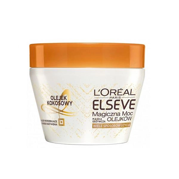 loreal maska do włosów magiczna moc olejek kokosowy