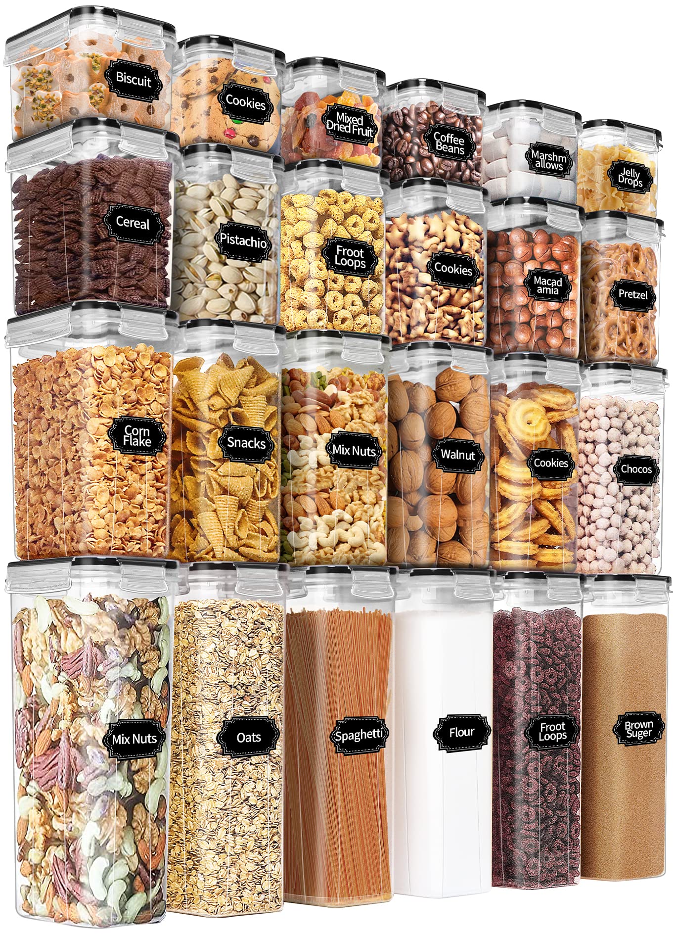 storage containers for dry mixes