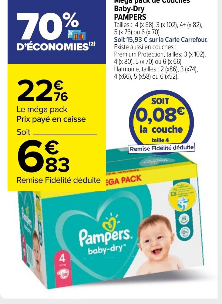 promo pampers carrefour