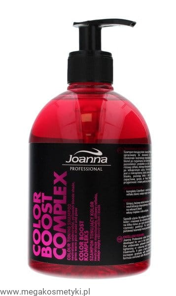 joanna professional color boost complex szampon tonujący kolor 500 ml