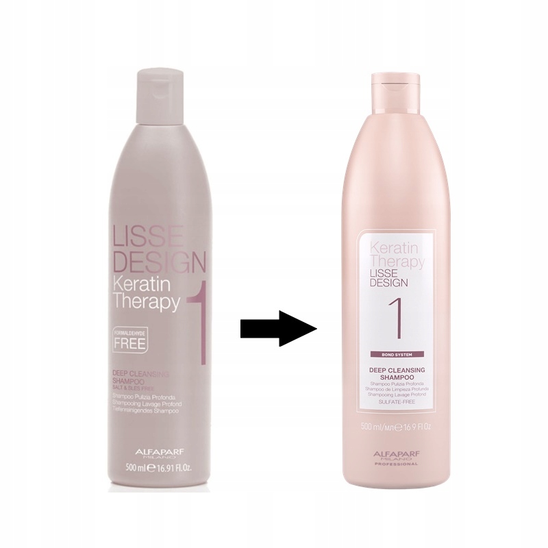 alfaparf milano lisse design keratin therapy szampon 500ml