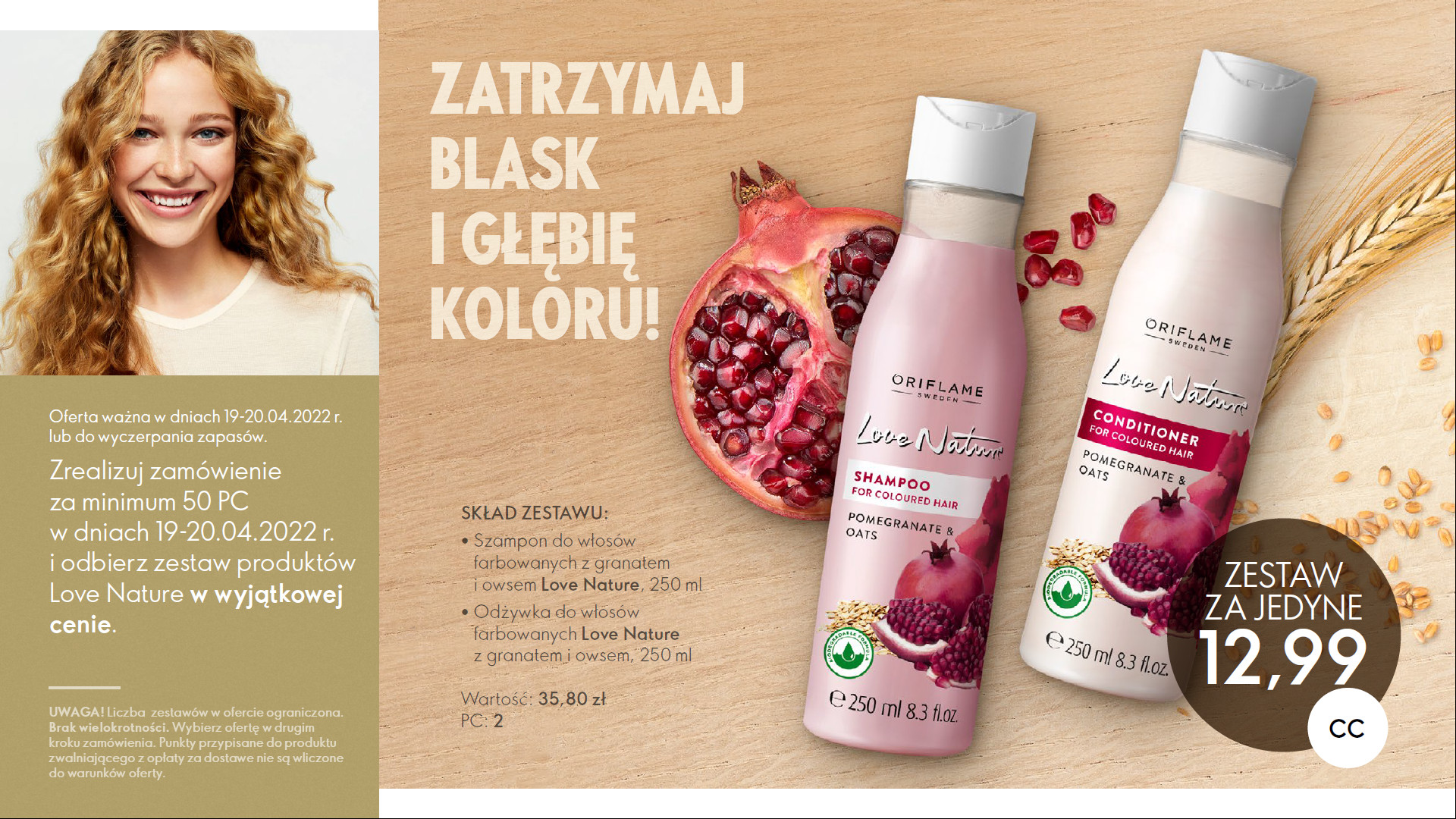 oriflame szampon z ganatem