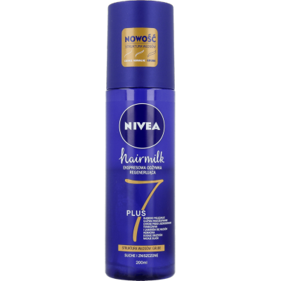 nivea hairmilk ekspresowa odżywka regenerująca do włosów suchych i zniszczonych