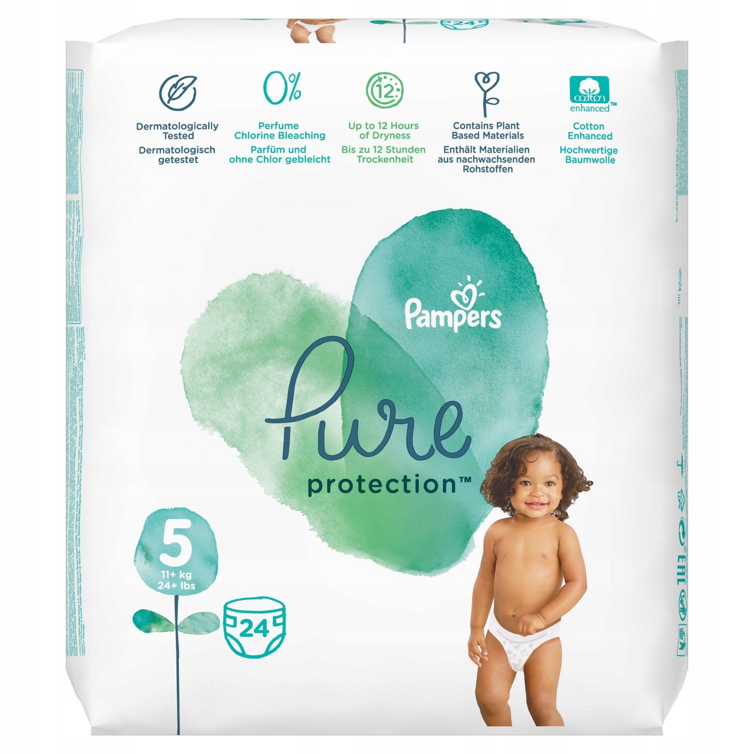 pieluchy pampers pure protection