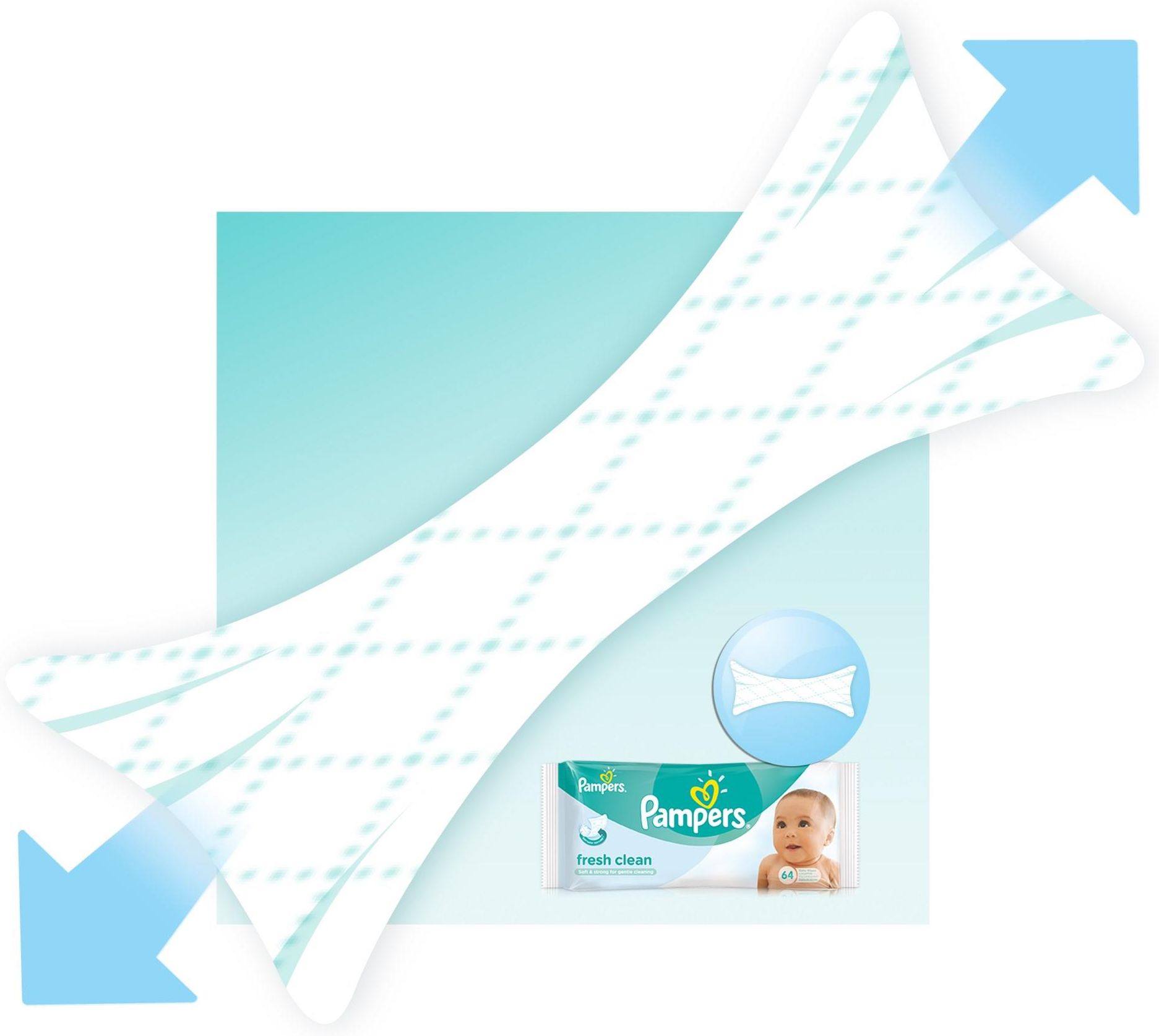 pampers fresh clean 12x64 szt ceneo