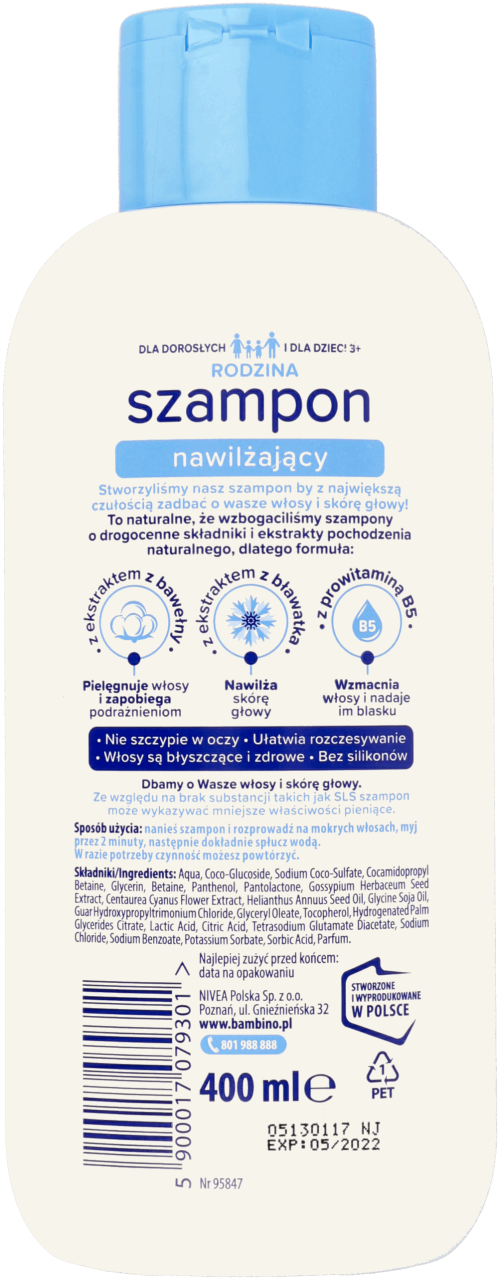 szampon z pantenolem bambi sklad