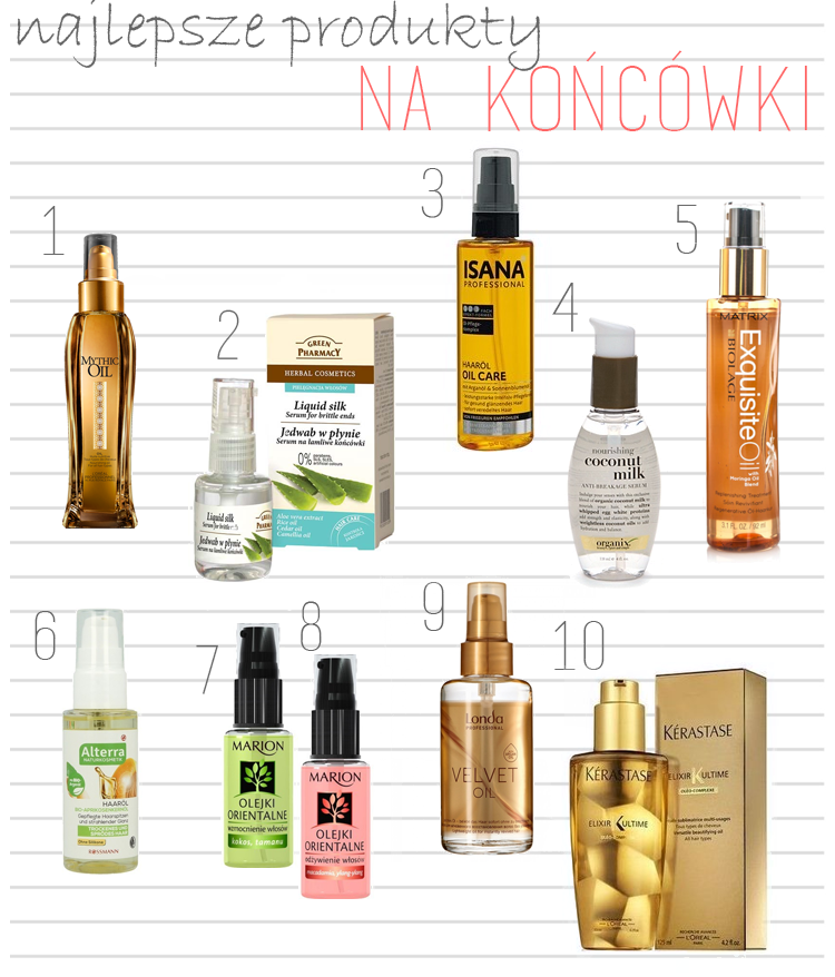 olejek i serum do włosów