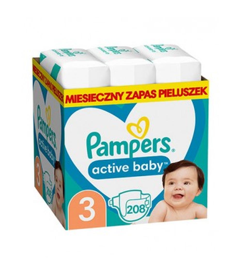 pampers active baby dry 3 208 szt ceneo