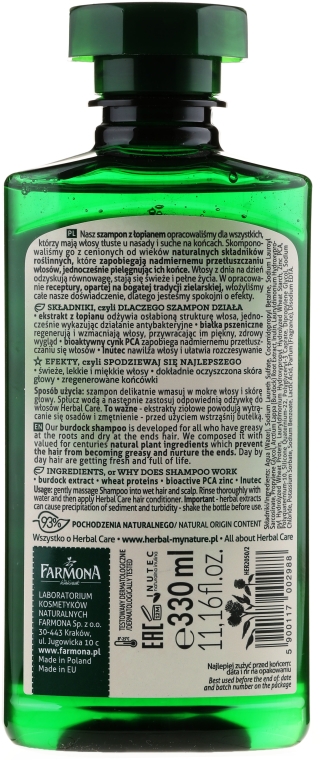 oherbal szampon frizz