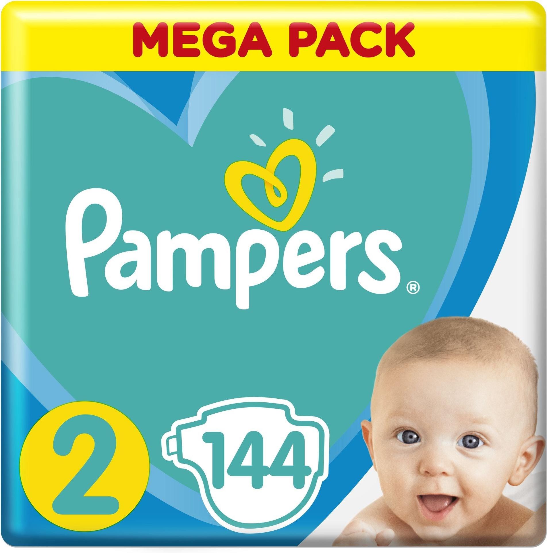 pampers new baby 2 pieluchy 144 s