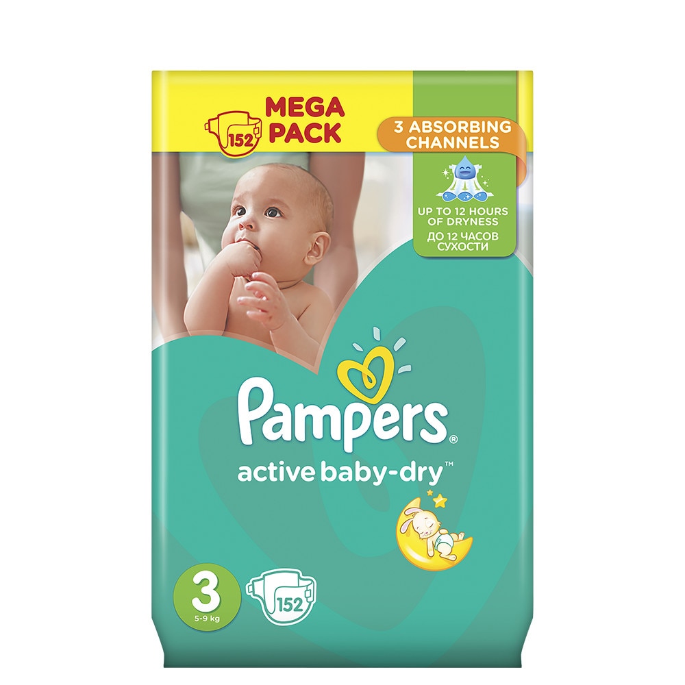 pampers 3 mega pack 152