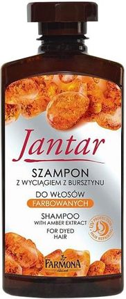 szampon jantar do włosów farbowanuych