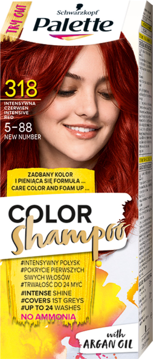 szampon koloryzujący palette z oil arganowy