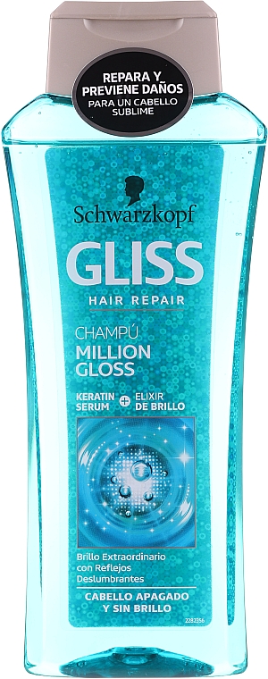 gliss kur million gloss szampon do włosów matowych bez połysku