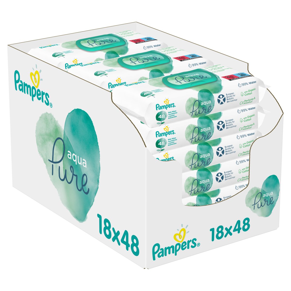 pampers aqua pure empik