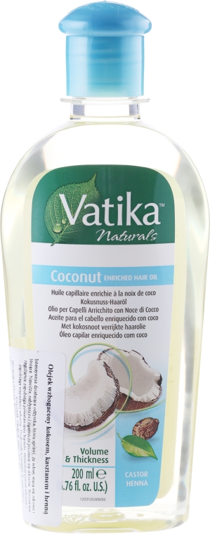 dabur vatika-kokosowy olejek do włosów wizaz