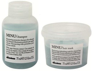 davines essential minu szampon maska do włosów farbowanych 2x250 ml