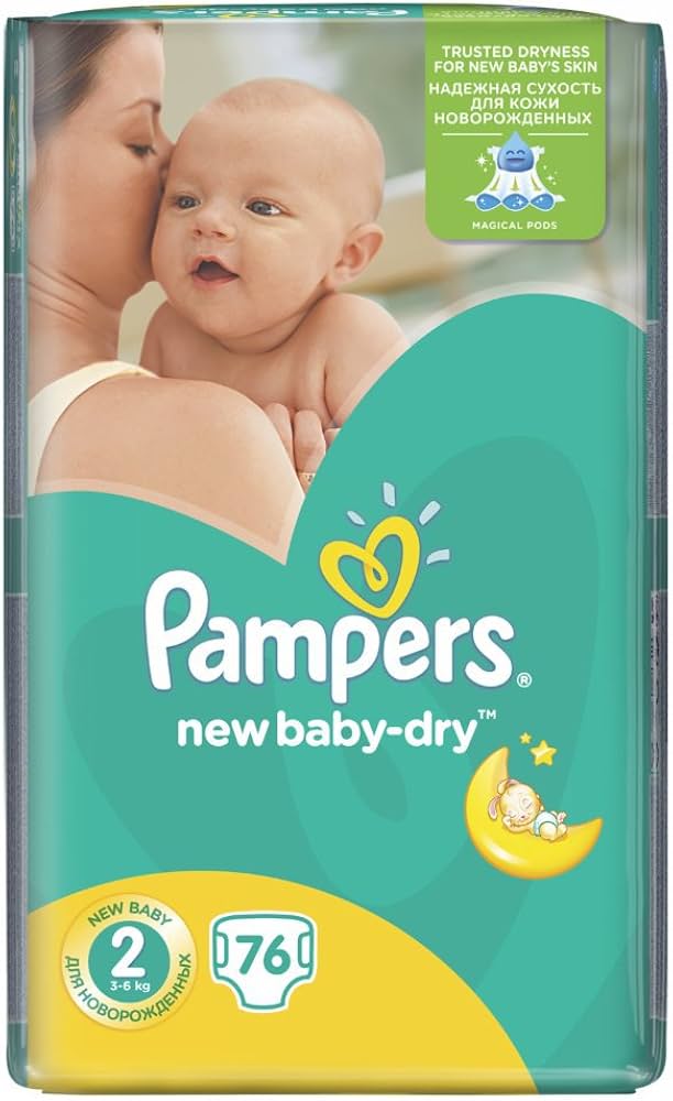 pampers new baby dry 2 100 szt