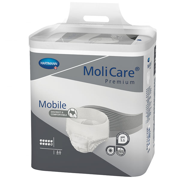 molicare pieluchomajtki premium mobile 10 kropli rozmiar l